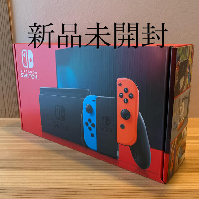 Nintendo Switch(ニンテンドースイッチ)のニンテンドースイッチ　新品未開封　ポケモンカードのおまけ付き エンタメ/ホビーのゲームソフト/ゲーム機本体(家庭用ゲーム機本体)の商品写真