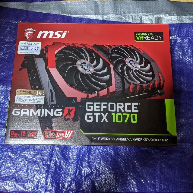 MSI GEFORCE GTX 1070 8GB GAMINGXスマホ/家電/カメラ