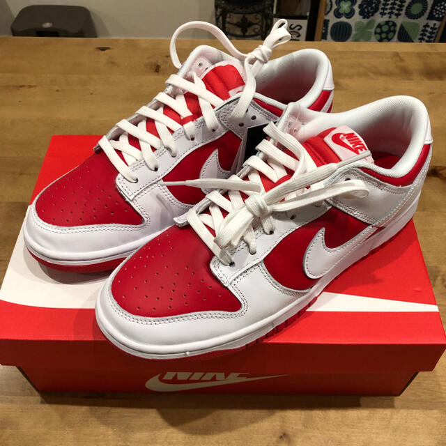 NIKE DUNK LOW RETRO CHAMPIONSHIP RED