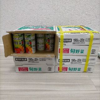 【伊藤園】旬野菜 缶 190g （20本入りケース販売品）×4箱(ソフトドリンク)