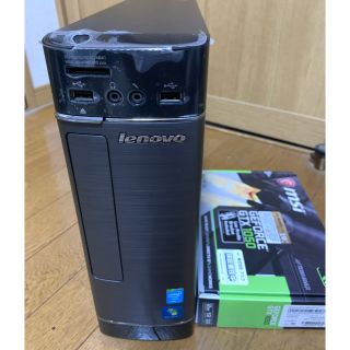 レノボ(Lenovo)のGTX1050搭載ゲーミングPC●i5-4430/SSD+HDD/Wifi&BT(デスクトップ型PC)