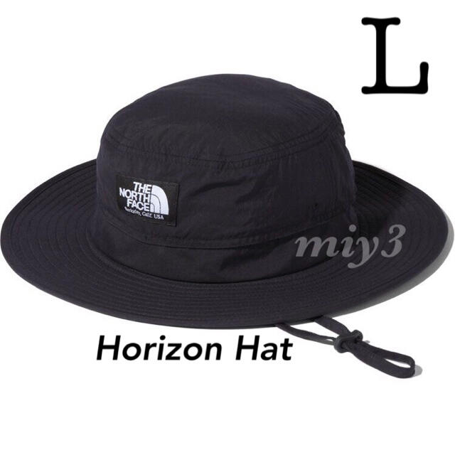 【 L 】ブラック ★ ノースフェイス ★ ホライズンハット 帽子