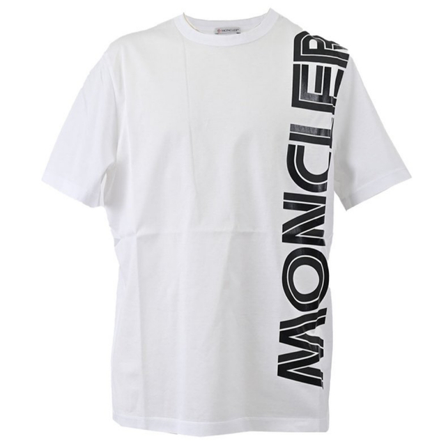 直営店舗★最新作★ MONCLER ロゴTシャツ Ｍ　モンクレール ホワイト 完売品