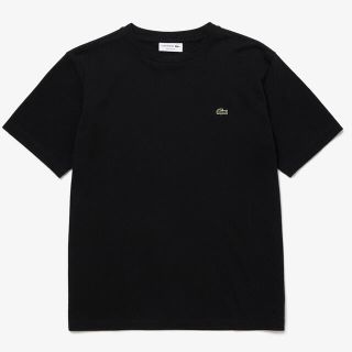 ラコステ(LACOSTE)の★希少★LACOSTE 丸首半袖Tシャツ 4 ブラック ラコステ 王道定番モデル(Tシャツ/カットソー(半袖/袖なし))