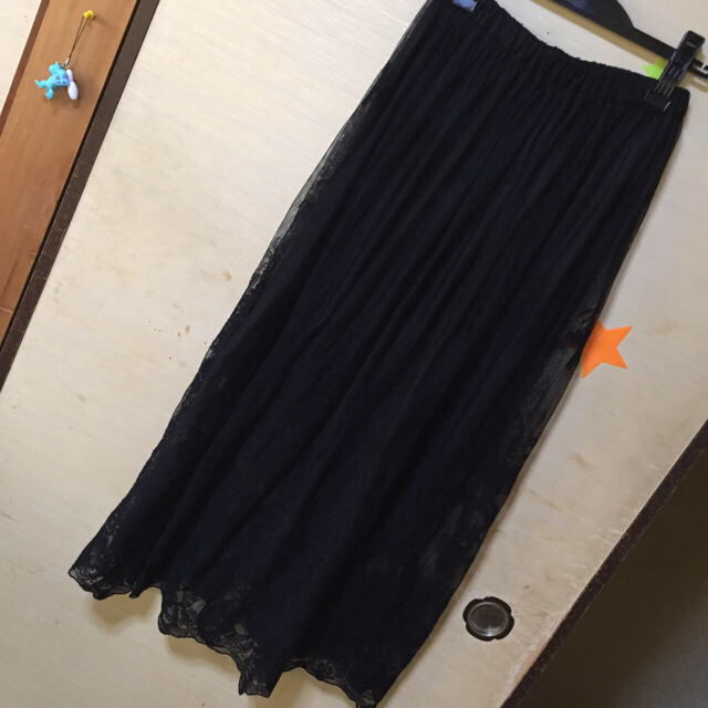 MURUA(ムルーア)のムルーア レースマキシ丈スカート レディースのスカート(ロングスカート)の商品写真