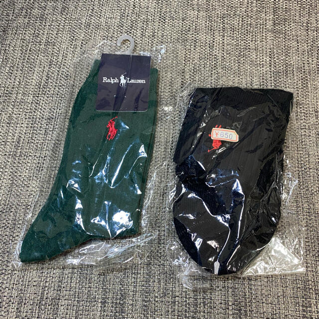 POLO RALPH LAUREN(ポロラルフローレン)の【新品未使用】ラルフローレン　POLO RALPH LAUREN  靴下2点　 レディースのレッグウェア(ソックス)の商品写真