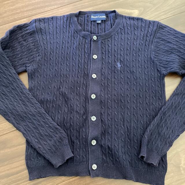 Ralph Lauren(ラルフローレン)のラルフローレン　カーディガン　140 キッズ/ベビー/マタニティのキッズ服女の子用(90cm~)(カーディガン)の商品写真