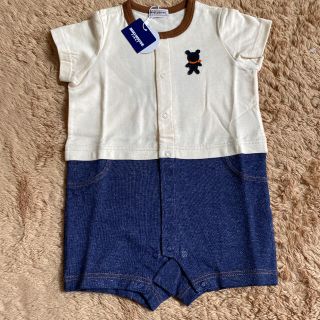 ミキハウス(mikihouse)のミキハウス　ファースト　ロンパース　新品　70(ロンパース)