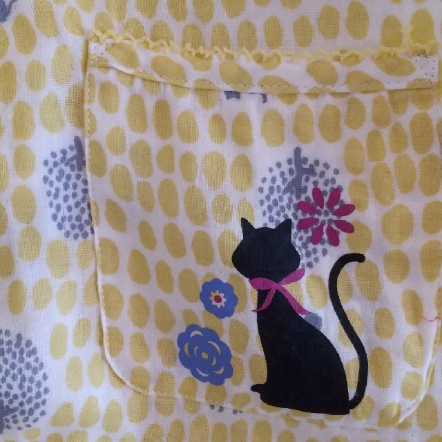 猫柄五分袖パジャマ レディースのルームウェア/パジャマ(パジャマ)の商品写真
