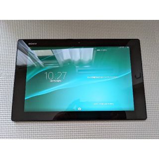 エクスペリア(Xperia)のSONY Xperia Z2 Tablet SOT21 BLACK(タブレット)