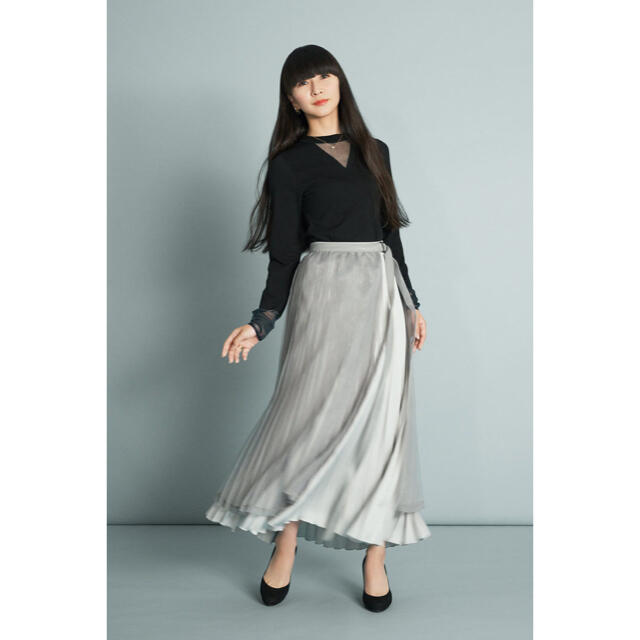 Perfume closet 2WAY PLEATS SKIRT スカート レディース スカート