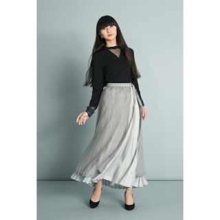 マメ(mame)のPerfume closet 2WAY PLEATS SKIRT スカート(ロングスカート)