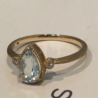 agete - agete アクアマリン リング 11号 10Kの通販 by haruta's shop
