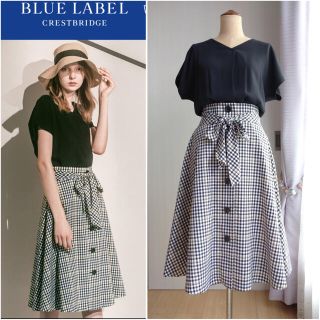 バーバリーブルーレーベル(BURBERRY BLUE LABEL)の期間限定で再値下げ【極美品】ブルーレーベルクレストブリッジ　ワンピース(ひざ丈ワンピース)