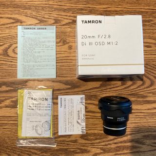 タムロン(TAMRON)のs.mat様専用TAMRON 広角単焦点レンズ sony Eマウント(レンズ(単焦点))