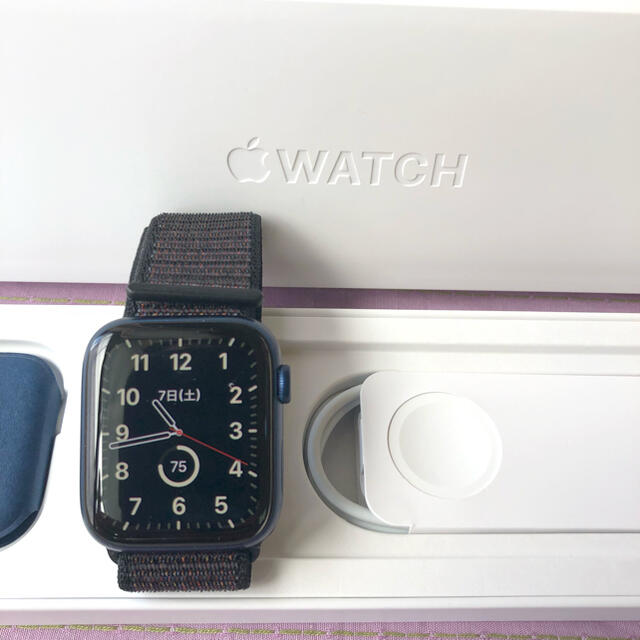 美品】Apple Watch Series 6 GPS 44mm ブルー - その他
