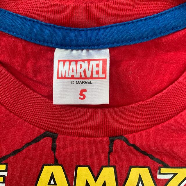 MARVEL(マーベル)のMARVEL スパイダーマン　Tシャツ　5歳サイズ キッズ/ベビー/マタニティのキッズ服男の子用(90cm~)(Tシャツ/カットソー)の商品写真