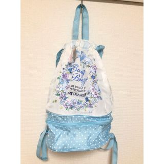 マザウェイズ(motherways)の新品☆マザウェイズ☆プールバッグ ブルー 水色 水スイミング(その他)