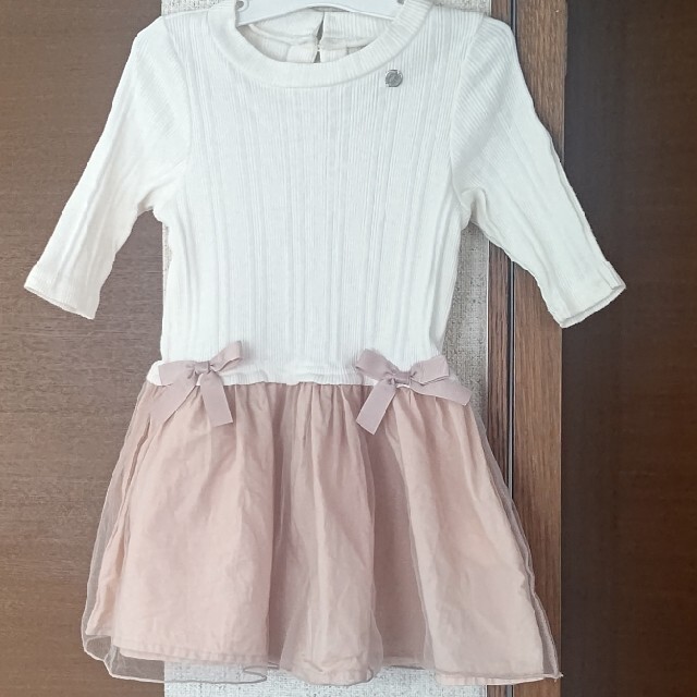 petit main(プティマイン)の【プティマイン】ワンピース90サイズ キッズ/ベビー/マタニティのキッズ服女の子用(90cm~)(ワンピース)の商品写真