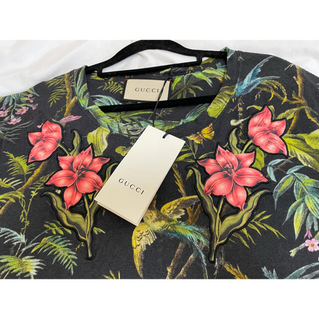 Gucci(グッチ)のGUCCI フローラワッペンボタニカルTシャツ メンズのトップス(Tシャツ/カットソー(半袖/袖なし))の商品写真