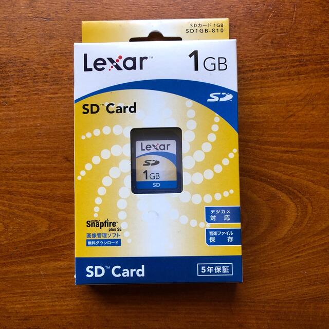 Lexar(レキサー)のSD Card 1GB スマホ/家電/カメラのPC/タブレット(PC周辺機器)の商品写真