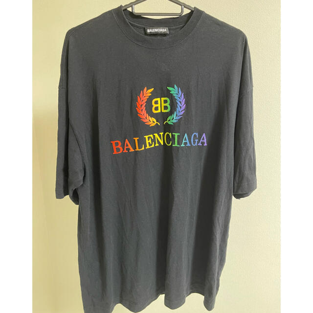 BALENCIAGA バレンシアガ  ロゴプリント　Tシャツ　BLACK