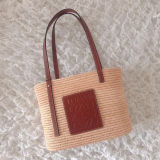 ロエベ(LOEWE)のロエベ　スクエアバスケットバッグスモール(かごバッグ/ストローバッグ)