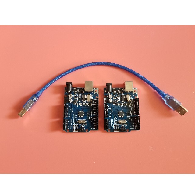 電子工作 Arduino UNO R3 互換ボード2個+30cm USBケーブル スマホ/家電/カメラのPC/タブレット(PC周辺機器)の商品写真