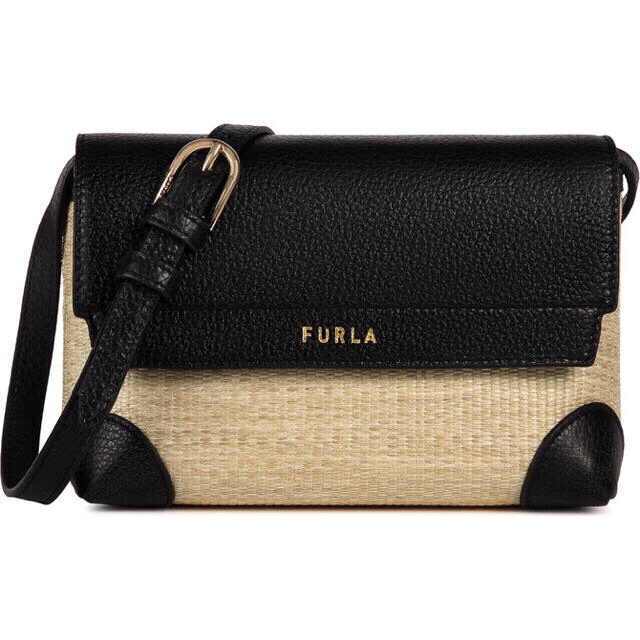 【海外限定】FURLA クロスボディ ショルダーバッグ　黒