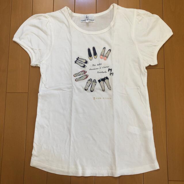 kumikyoku（組曲）(クミキョク)の組曲　Tシャツ　150 キッズ/ベビー/マタニティのキッズ服女の子用(90cm~)(Tシャツ/カットソー)の商品写真