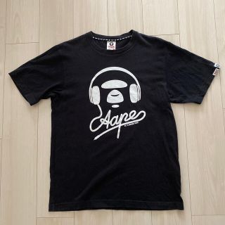 アベイシングエイプ(A BATHING APE)の黒Tシャツ(Tシャツ/カットソー(半袖/袖なし))