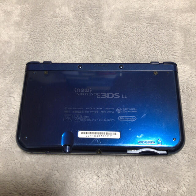 ニンテンドー3DS(ニンテンドー3DS)のNEW ニンテンドー 3DSLL 本体 メタリックブルー ジャンク エンタメ/ホビーのゲームソフト/ゲーム機本体(携帯用ゲーム機本体)の商品写真