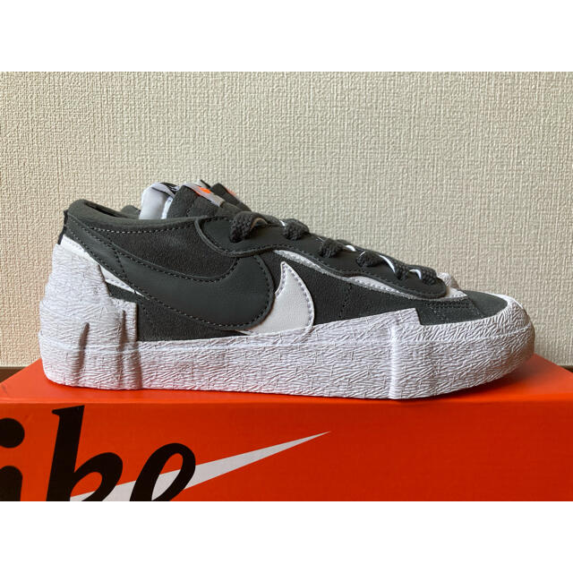 NIKE x sacai ブレーザー LOW Iron Grey 24cm 4