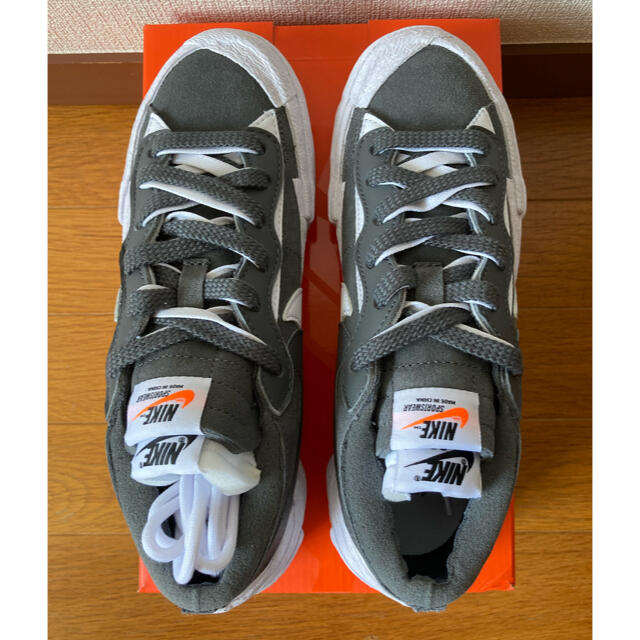 NIKE x sacai ブレーザー LOW Iron Grey 24cm 6