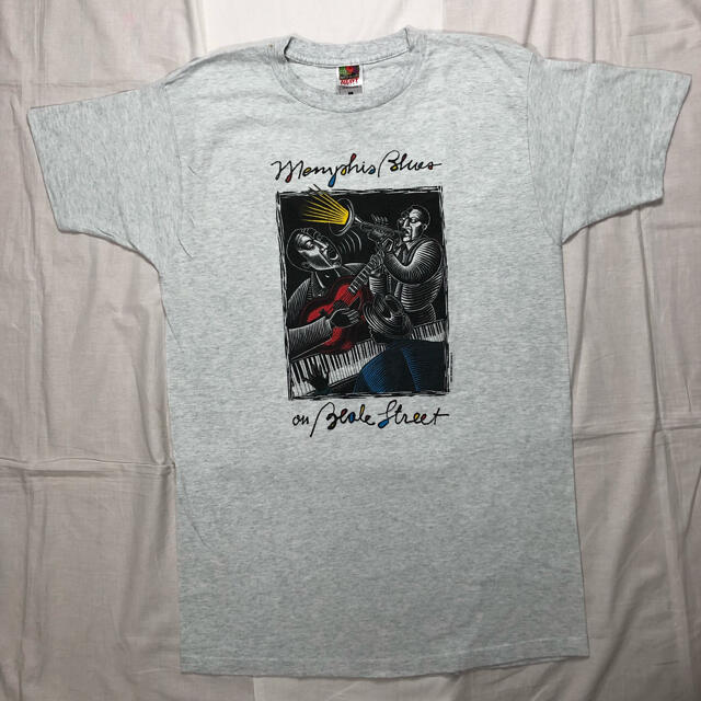 90’s Memphis Blues Printed T-Shirt Tシャツ