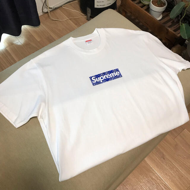 込★Supreme Bandana Box Logo Tee★Lサイズメンズ