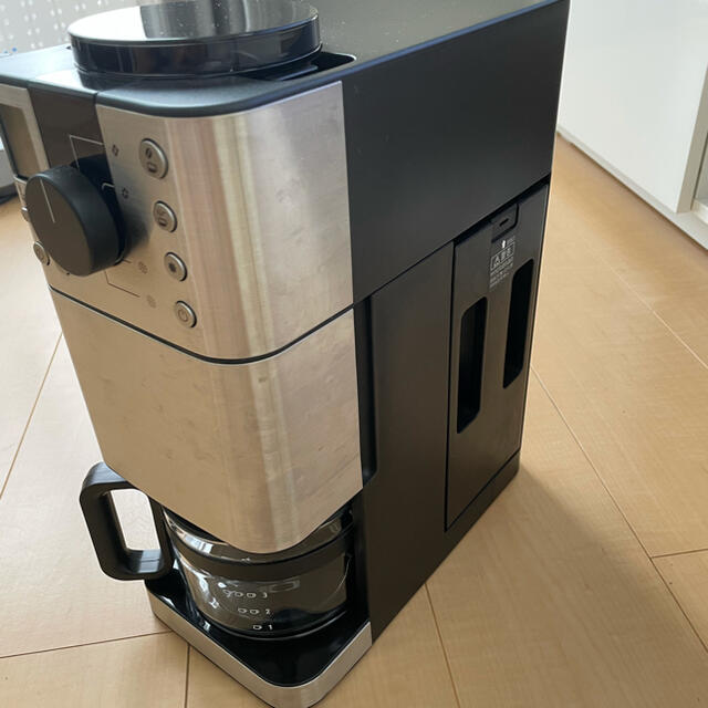 無印良品豆から挽けるコーヒーメーカー調理家電