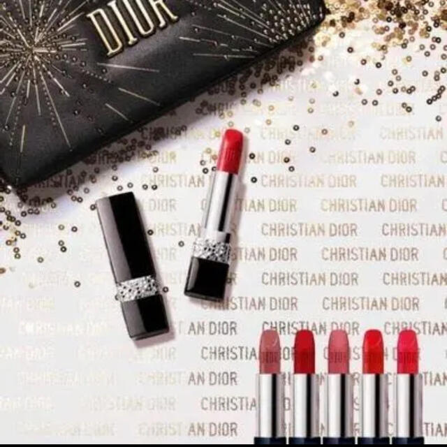 Dior(ディオール)のルージュ ディオール クチュール セット〈ハッピー 2020〉 コスメ/美容のキット/セット(コフレ/メイクアップセット)の商品写真