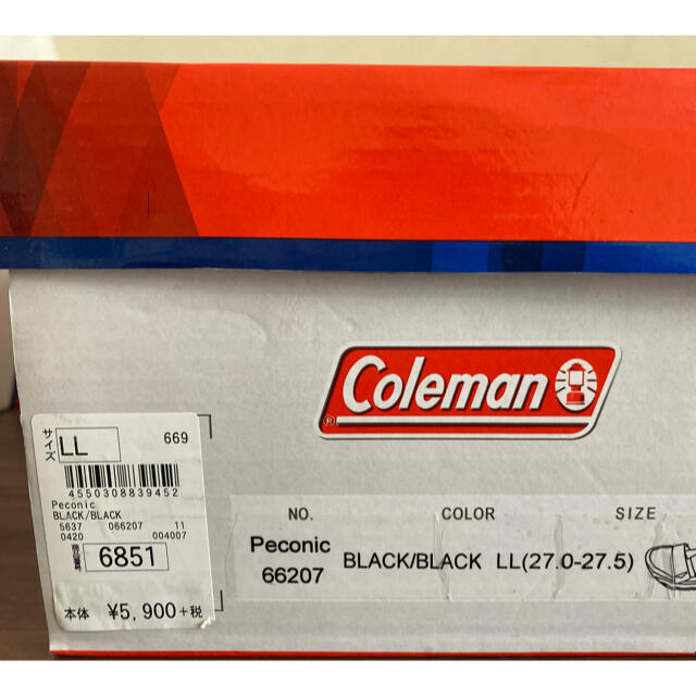 Coleman(コールマン)のコールマン　サンダル　新品未使用　箱つき メンズの靴/シューズ(サンダル)の商品写真