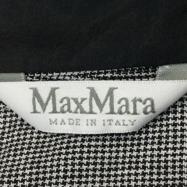 Max Mara(マックスマーラ)のマックスマーラ　♡ ミニ千鳥格好柄　♡ ジャケット　♡ グレー　♡ 44 レディースのジャケット/アウター(テーラードジャケット)の商品写真