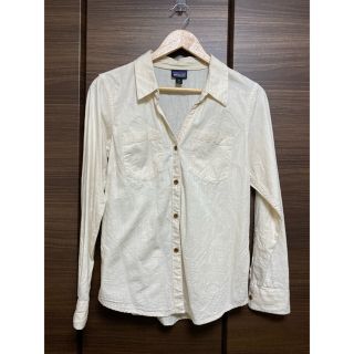 パタゴニア(patagonia)のPatagonia オーガニックコットン　長袖シャツ　レディース　XS　(シャツ/ブラウス(長袖/七分))