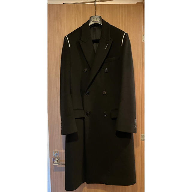 DIOR HOMME(ディオールオム)の【Duane様専用】17FW Dior hommeダブルブレストコート48サイズ メンズのジャケット/アウター(チェスターコート)の商品写真