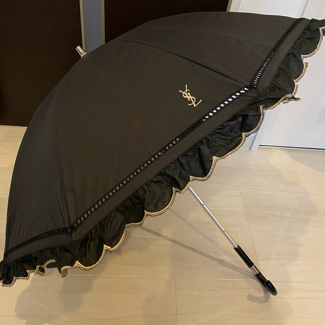 アウトレット 美品 イブサンローラン イヴサンローラン 雨傘