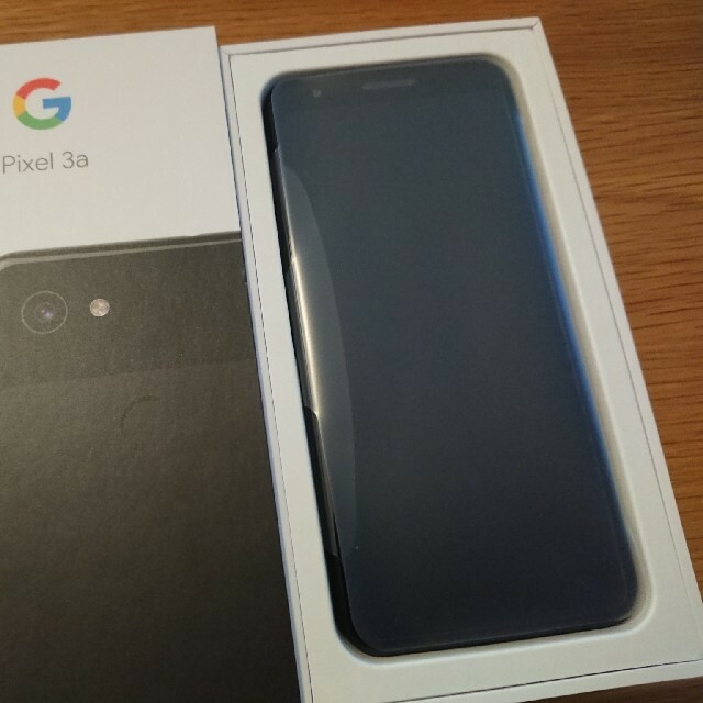 Google Pixel(グーグルピクセル)のGoogle pixel 3a ブラック Just Black スマホ/家電/カメラのスマートフォン/携帯電話(スマートフォン本体)の商品写真