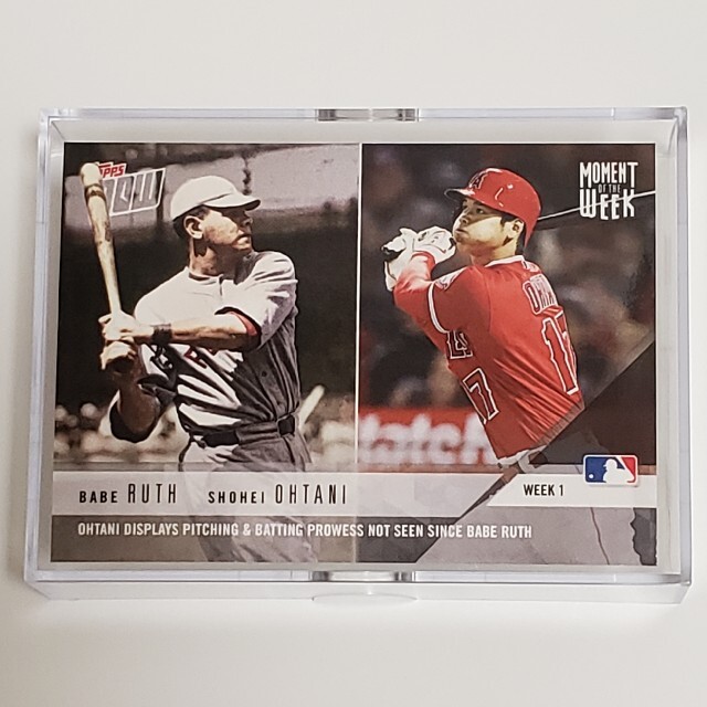 大谷翔平☆ルーキーカード☆ToppsNow☆2018☆ベーブ・ルースの通販 by