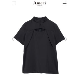 アメリヴィンテージ(Ameri VINTAGE)ののん様専用MEDI CONSTRUCTIVE BLOUSE ameri ブラウス(シャツ/ブラウス(半袖/袖なし))