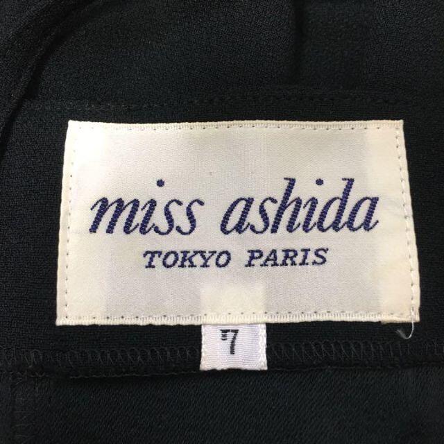 jun ashida(ジュンアシダ)のミスアシダ ノースリーブ キャミソール ワンピース 黒 ブラック ドレス レディースのワンピース(ひざ丈ワンピース)の商品写真