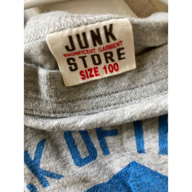 JUNK STORE(ジャンクストアー)の100☆Tシャツ　JUNKSTORE キッズ/ベビー/マタニティのキッズ服男の子用(90cm~)(Tシャツ/カットソー)の商品写真