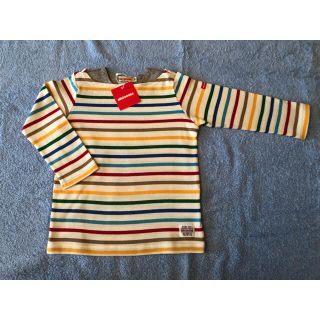 ミキハウス(mikihouse)の新品✨ミキハウス✨ボートネック長袖Tシャツマルチカラー10-5207-454(Tシャツ/カットソー)