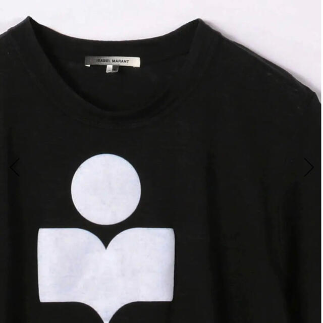 Isabel Marant(イザベルマラン)の新品　ISABEL MARANT イザベルマラン　麻　リネンTシャツ　黒　Ｍ レディースのトップス(Tシャツ(半袖/袖なし))の商品写真